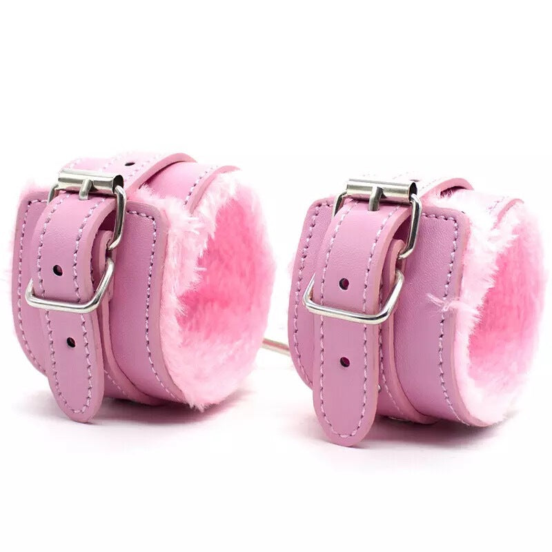 SToys Sexy Leather Product Plush Handcuffs Supplies